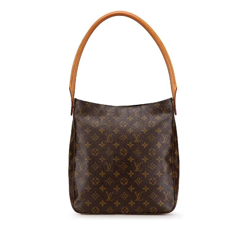 Brown Louis Vuitton Monogram Looping GM Shoulder Bag