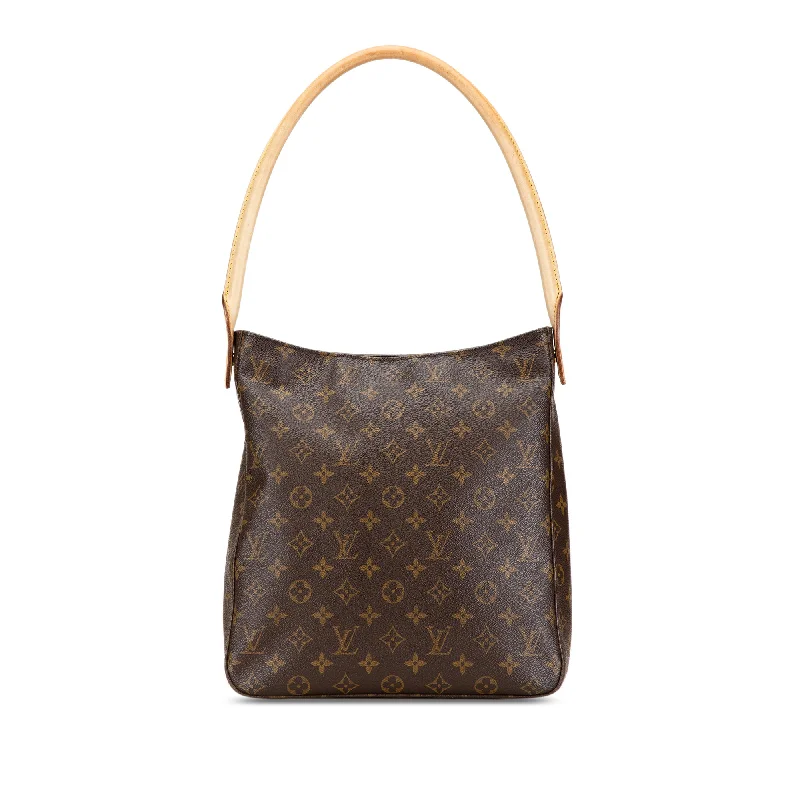 Brown Louis Vuitton Monogram Looping GM Shoulder Bag