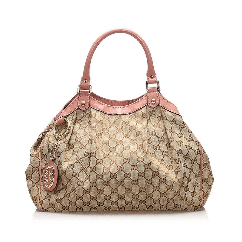 Gucci GG Canvas Sukey Tote Bag (SHG-11868)