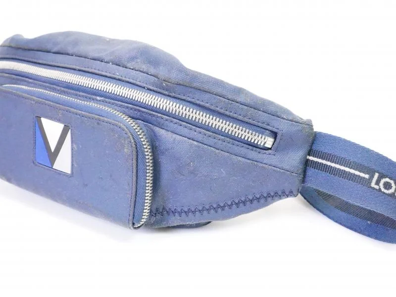 Authentic Pre-owned Louis Vuitton LV CUP 2007 Dark Blue Mizenu Bum Bag Hip Sac M80706 210568