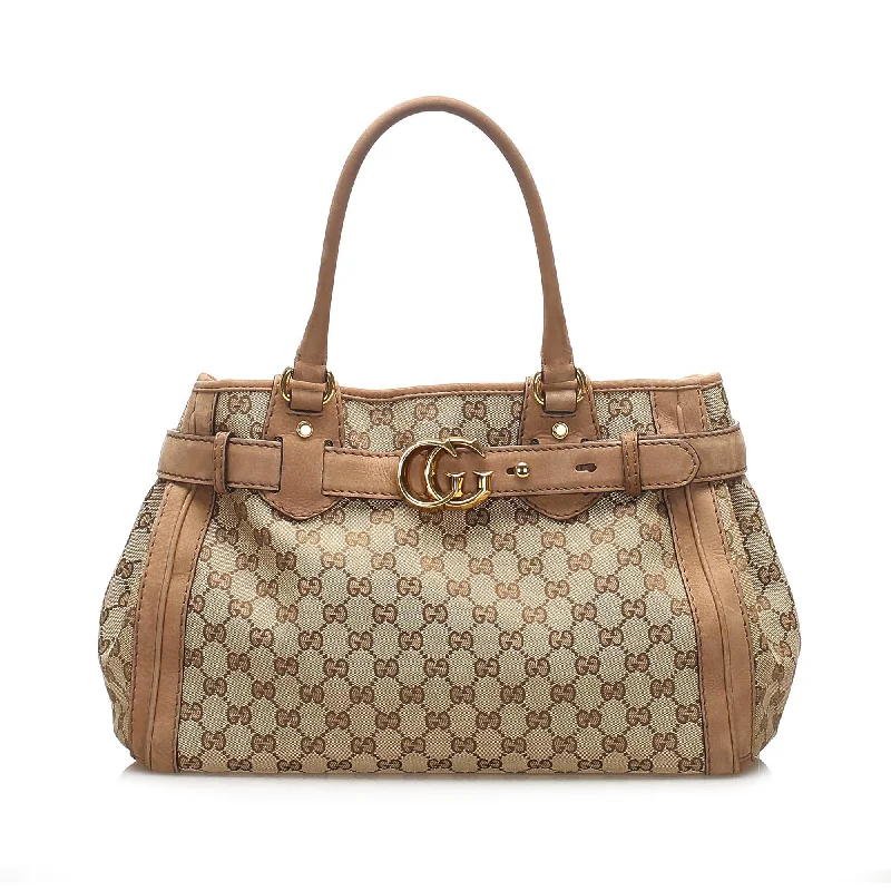 Gucci GG Canvas Running Tote Bag (SHG-11864)