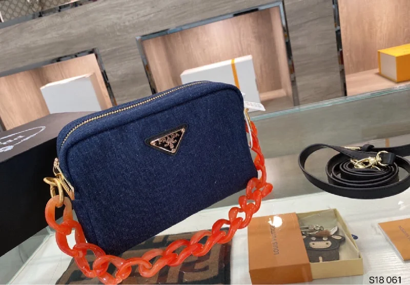 New woman Prada handbag