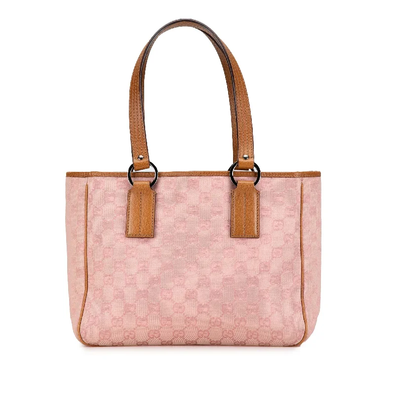 Pink Gucci GG Canvas Tote