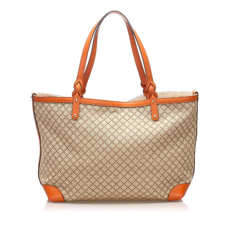 Gucci Diamante Craft Canvas Tote Bag (SHG-11098)