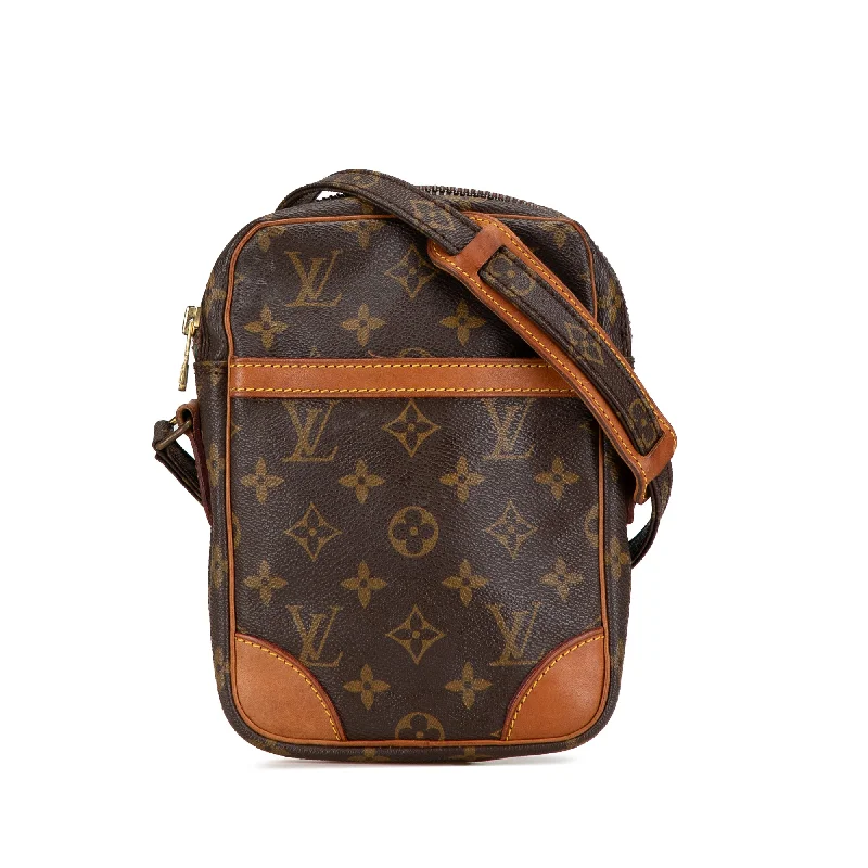 Brown Louis Vuitton Monogram Danube Crossbody Bag