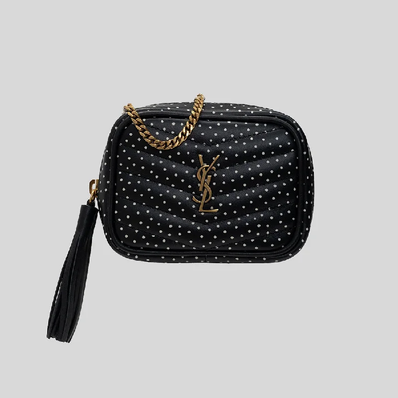 SAINT LAURENT YSL Lou Baby Shoulder Bag Black 6350882Q7474