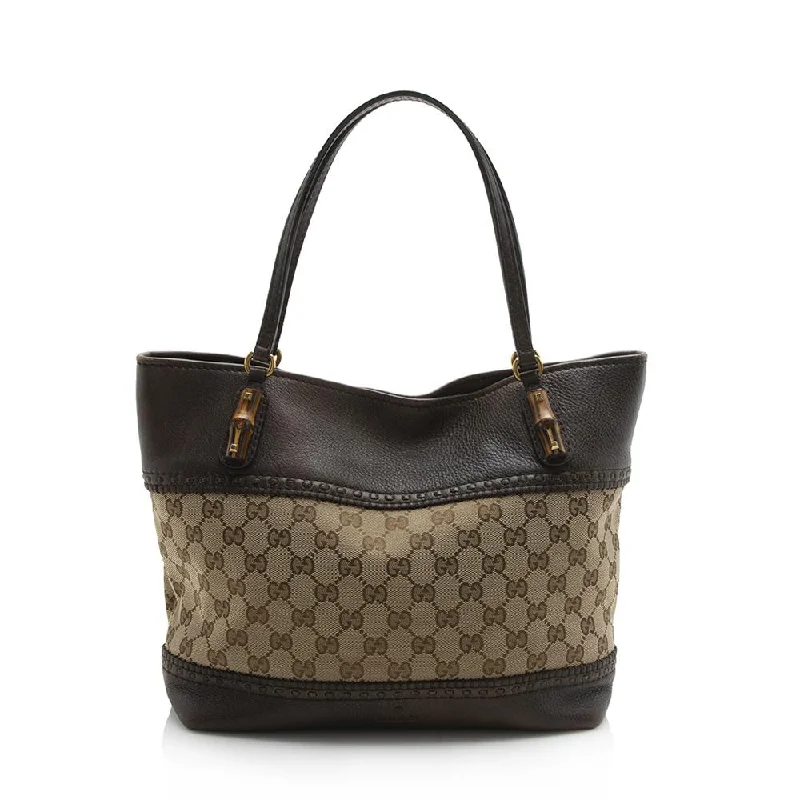 Gucci GG Canvas Laidback Crafty Medium Tote (SHF-12077)