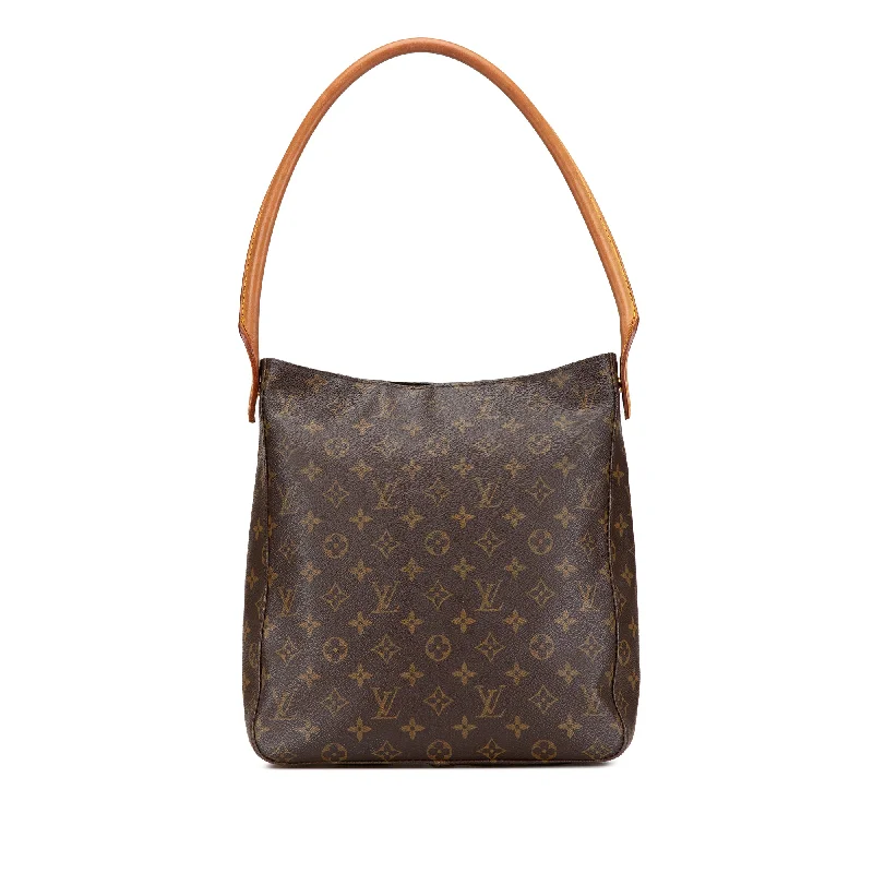 Brown Louis Vuitton Monogram Looping GM Shoulder Bag