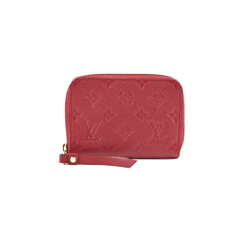 Louis Vuitton Zippy Wallet Empiente Red