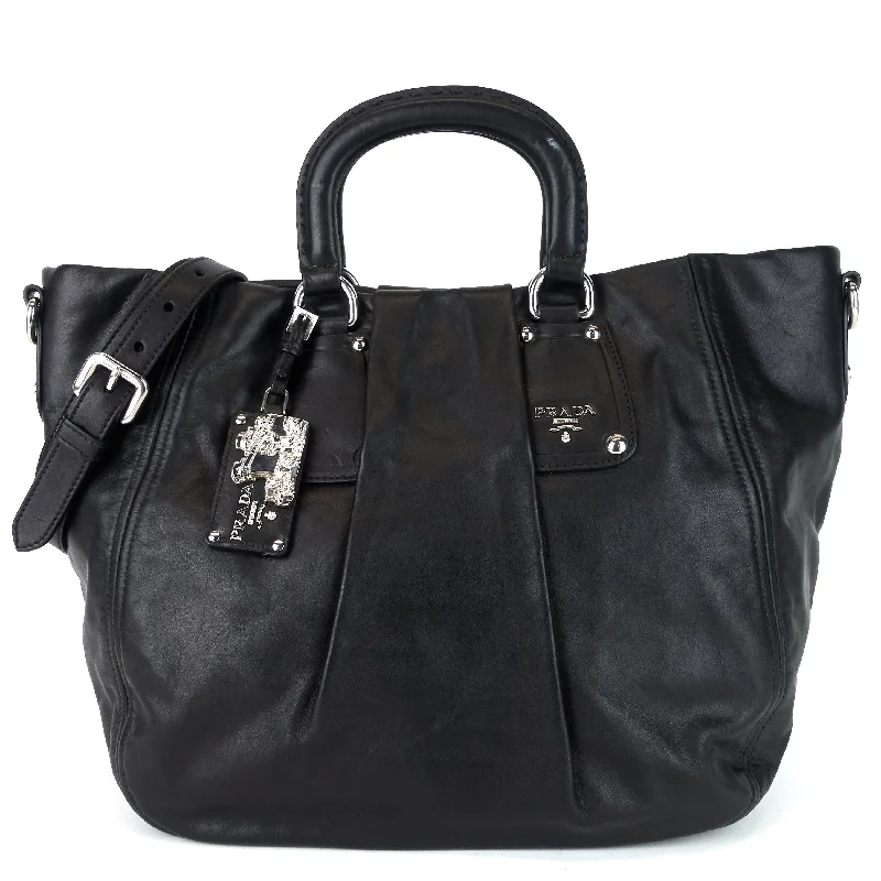 Vitello Daino Leather Tote Bag