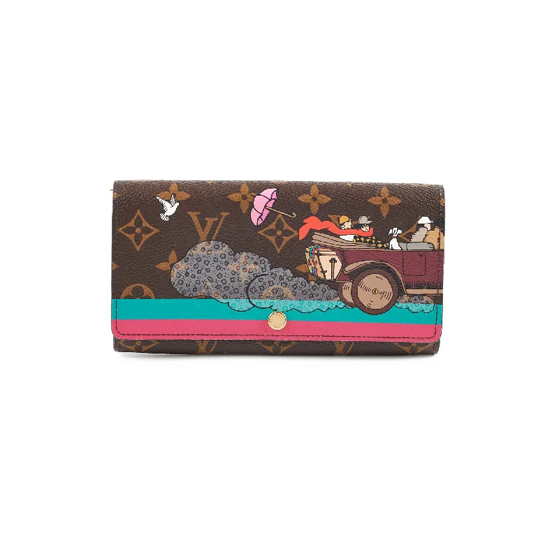 Louis Vuitton Christmas Animation Monogram Long Wallet 2015