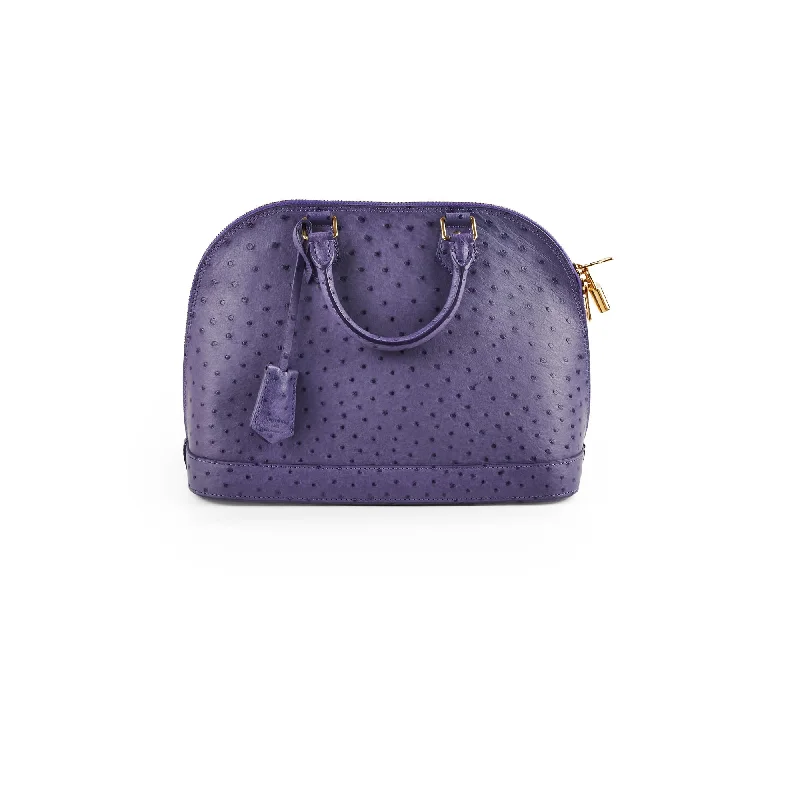 Louis Vuitton Ostrich Purple Alma PM