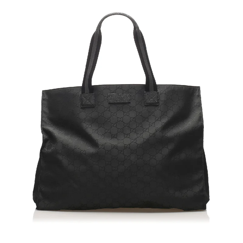 Gucci GG Nylon Web Tote Bag (SHG-11528)