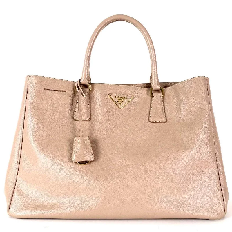 Lux Medium Saffiano Leather Tote Bag