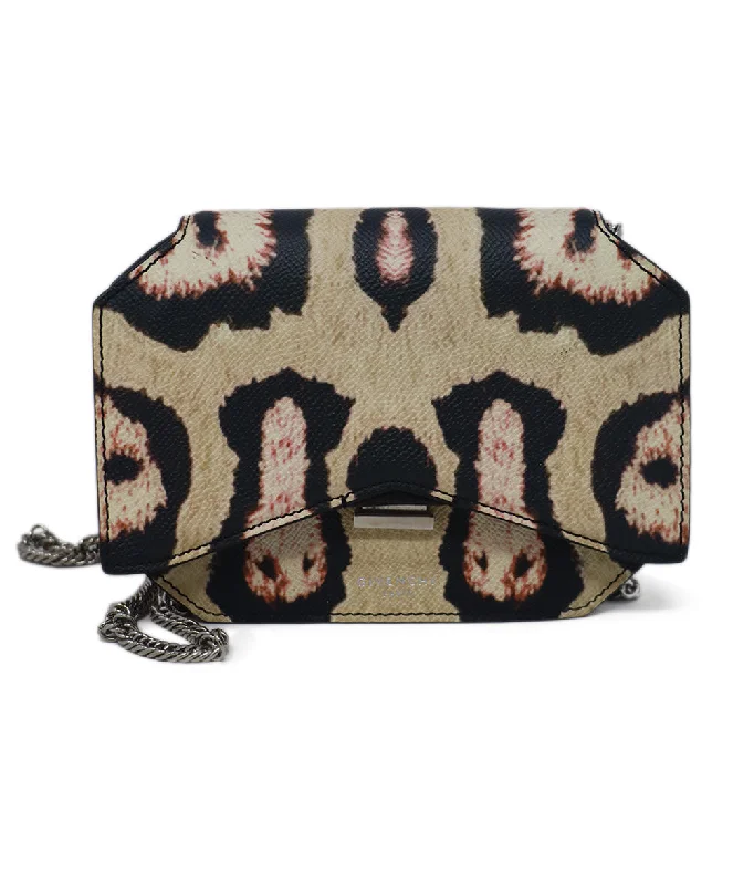 Givenchy Black & Beige Print Crossbody