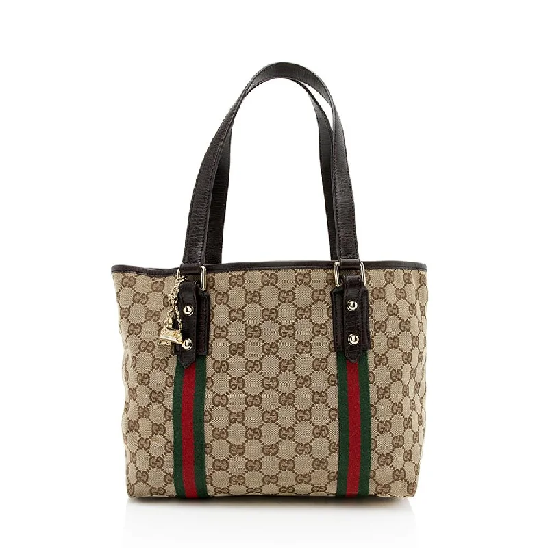 Gucci GG Canvas Jolicoeur Medium Tote (SHF-12560)