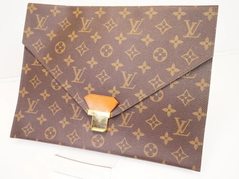 Authentic Pre-owned Louis Vuitton Vintage Monogram Poches Plates Document Case No.49 M53525 210356