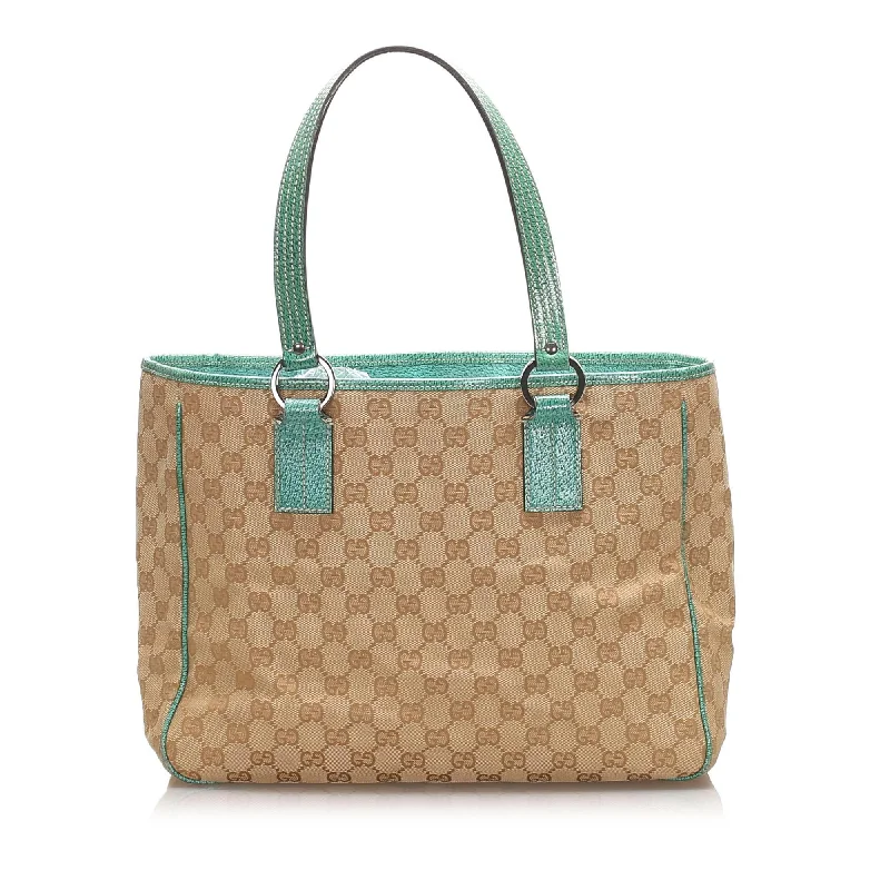 Gucci GG Canvas Tote Bag (SHG-10887)