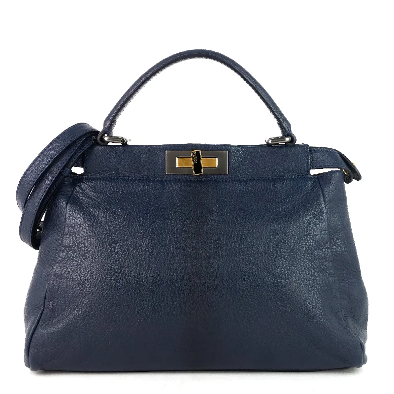 Peekaboo Regular Ombre Goatskin Leather Bag