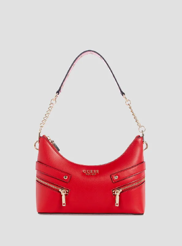 Red Trissa Shoulder Bag