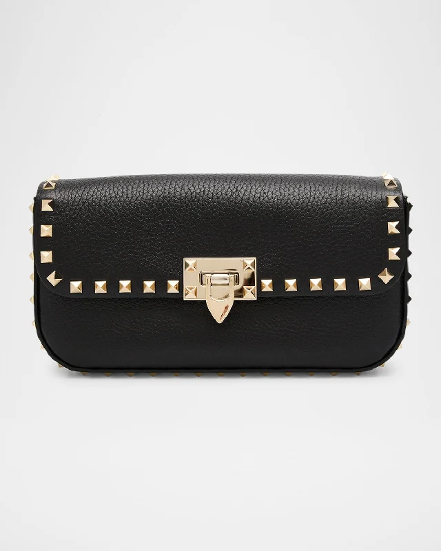 Rockstud Medium Leather Shoulder Bag