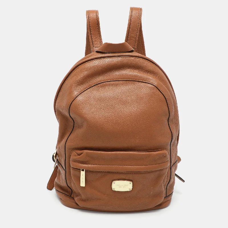 Brown Leather Backpack