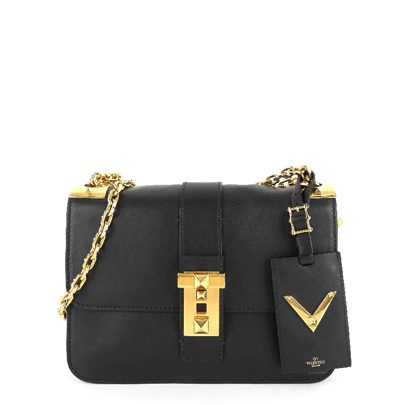 B-Rockstud Medium Calfskin Shoulder Bag