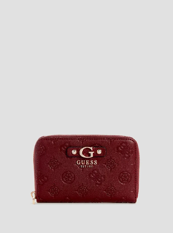 Red Gerty Medium Wallet