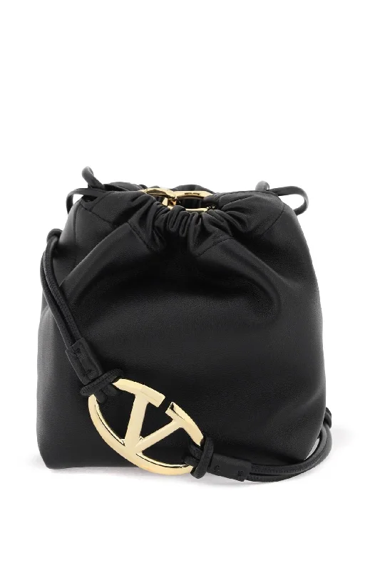 Mini Vlogo Bucket Bag With Pouf