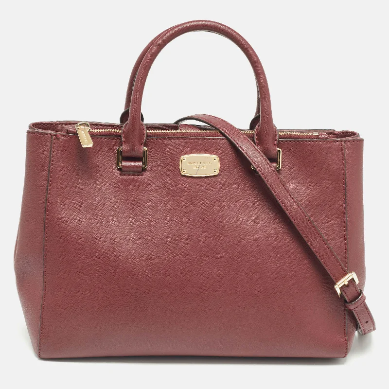 Burgundy Leather Kellen Tote