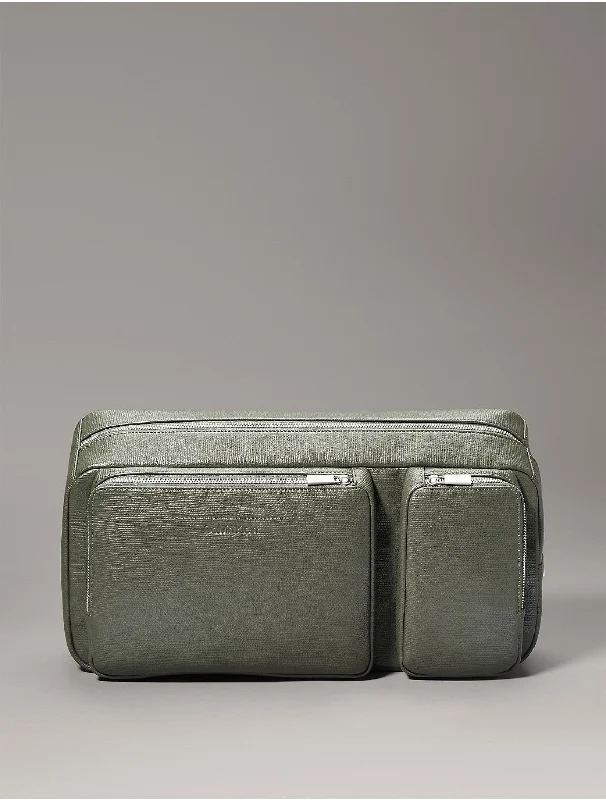 Men's Refined Oversized Sling Bag - Green