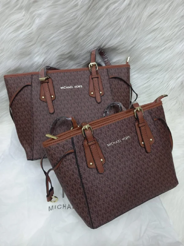 🎀 UNIQUE MICHAEL KORS 2-Piece Bag Set (brown)