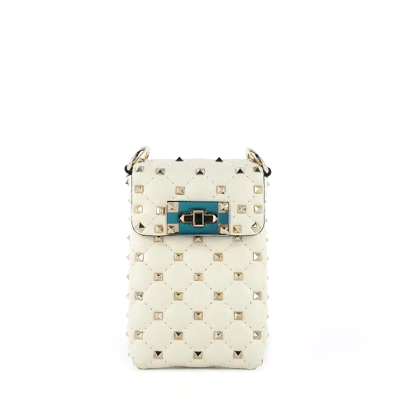 Spike Mini Leather Phone Case Bag