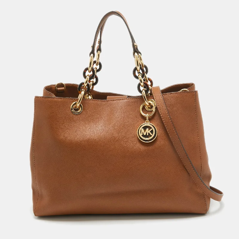 Brown Leather Cynthia Tote