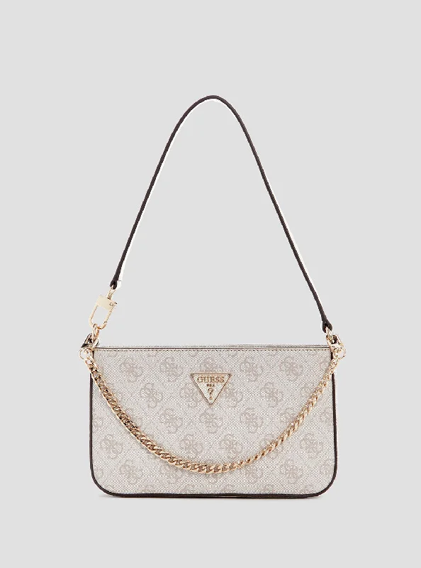 White Logo Noelle Mini Shoulder Bag