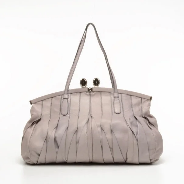 Vertical Pleated Handbag