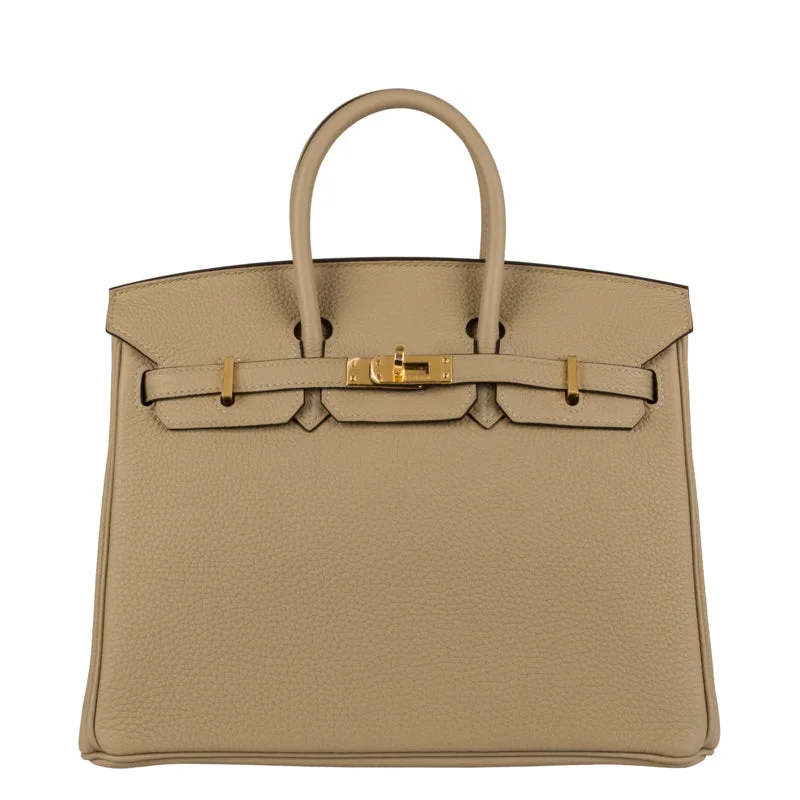 Hermès 25cm Birkin Trench Togo Leather Gold Hardware