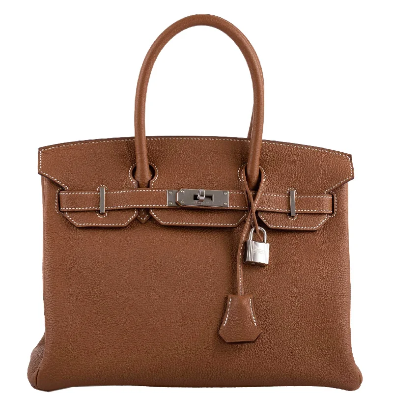 Hermès Birkin 30 Gold Togo with Palladium Hardware - 2020, Y