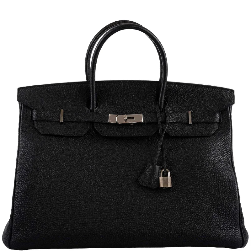 Hermès Birkin 40 Black Togo leather Palladium Hardware