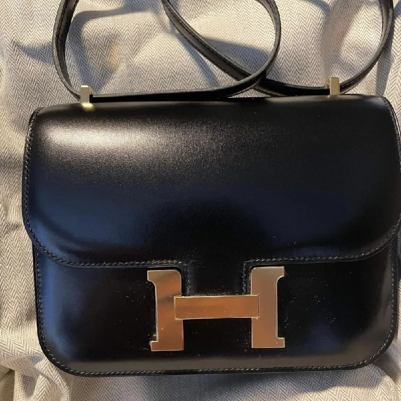 Hermès Constance 18 Noir (Black) Box Gold Hardware GHW