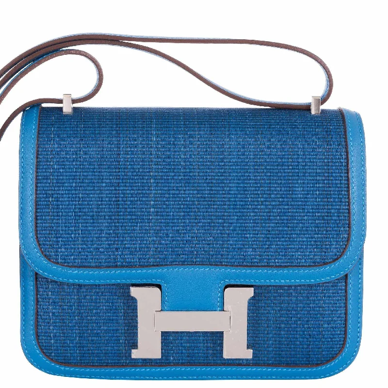 Hermès Constance 18 Special Edition Mykonos And Blue Thalassa Crinoline