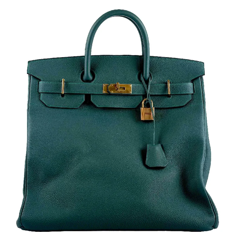 Hermès HAC Birkin 40 Malachite Togo with Gold Hardware