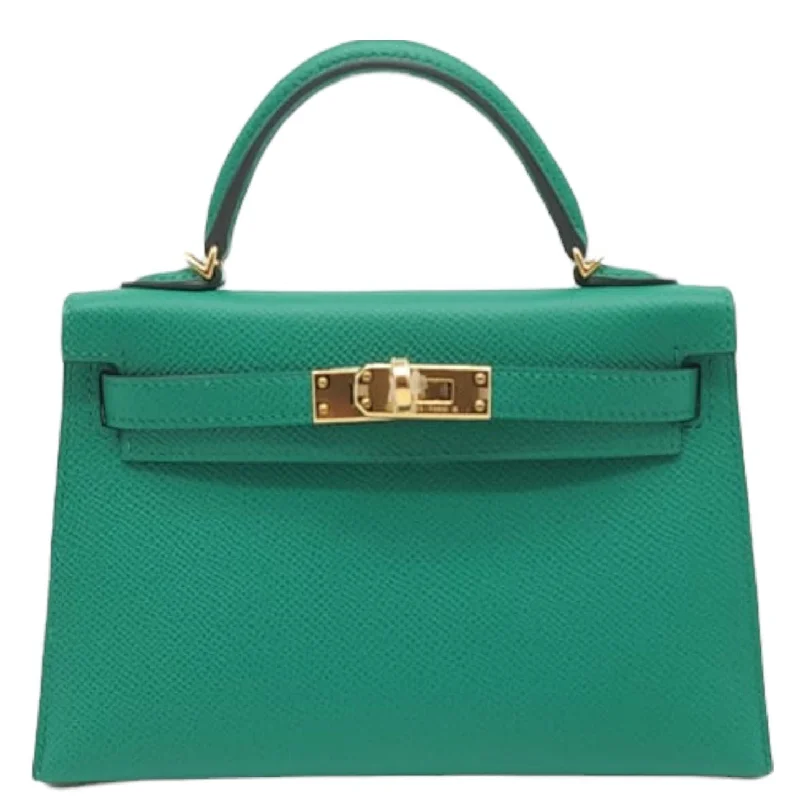 Hermès Kelly 20 Vert Jade Epsom Gold Hardware